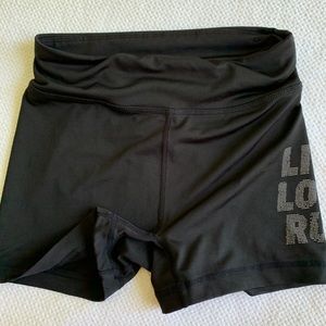 Spandex workout shorts